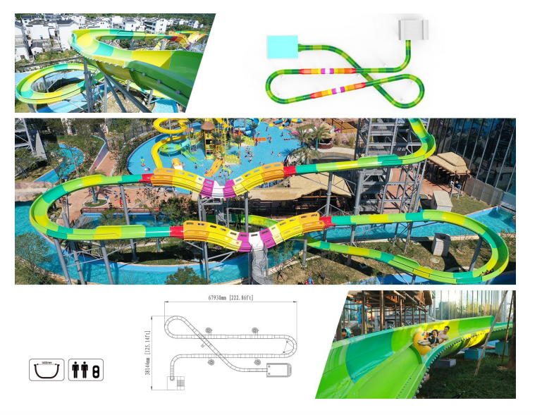 Водная горка дракона