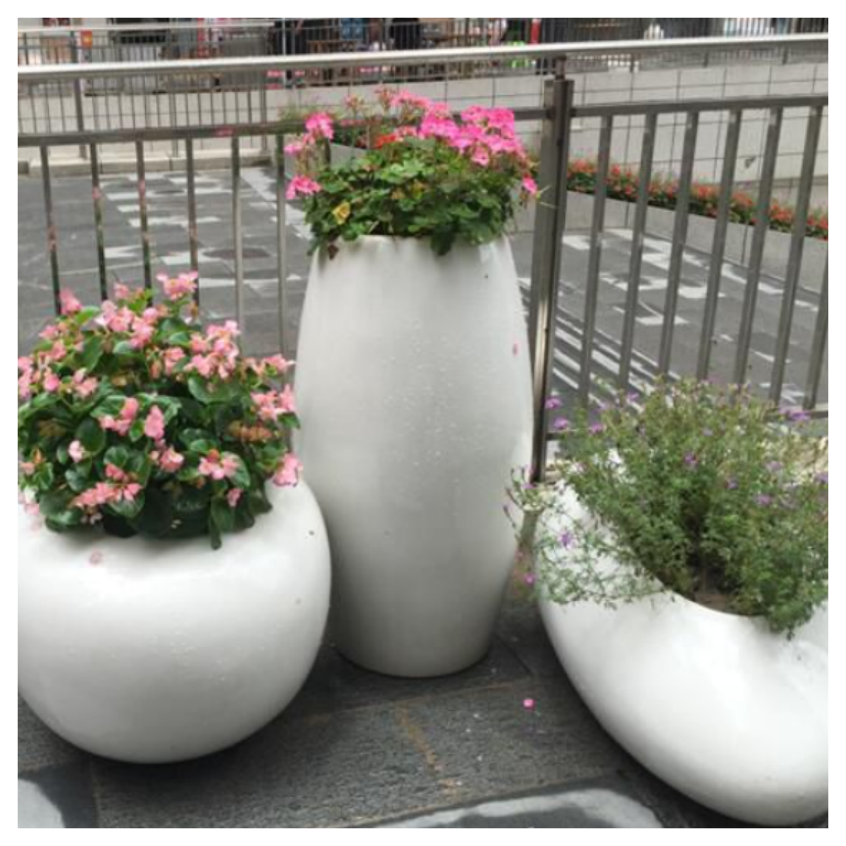 Стеклянный горшок отличается от о