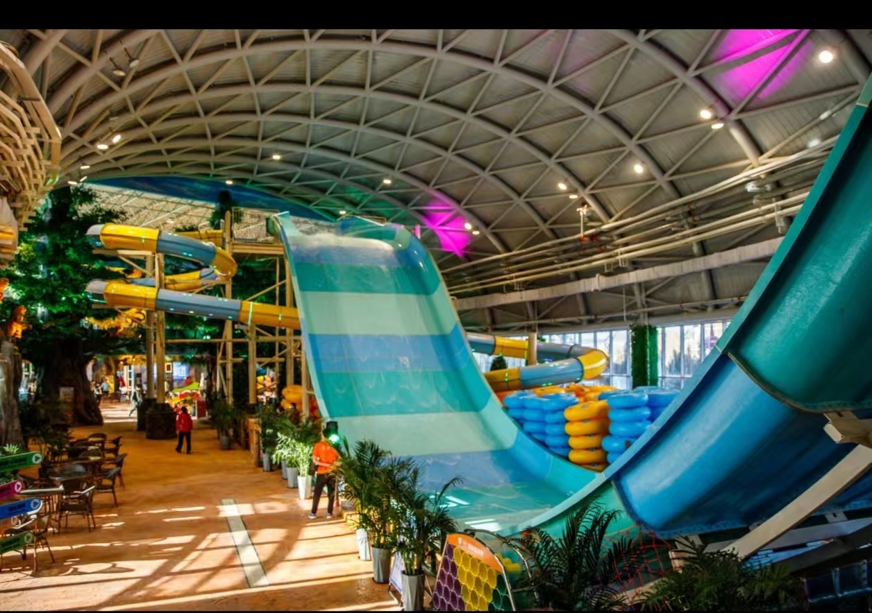 水上摆浪滑梯 U型摆浪滑梯