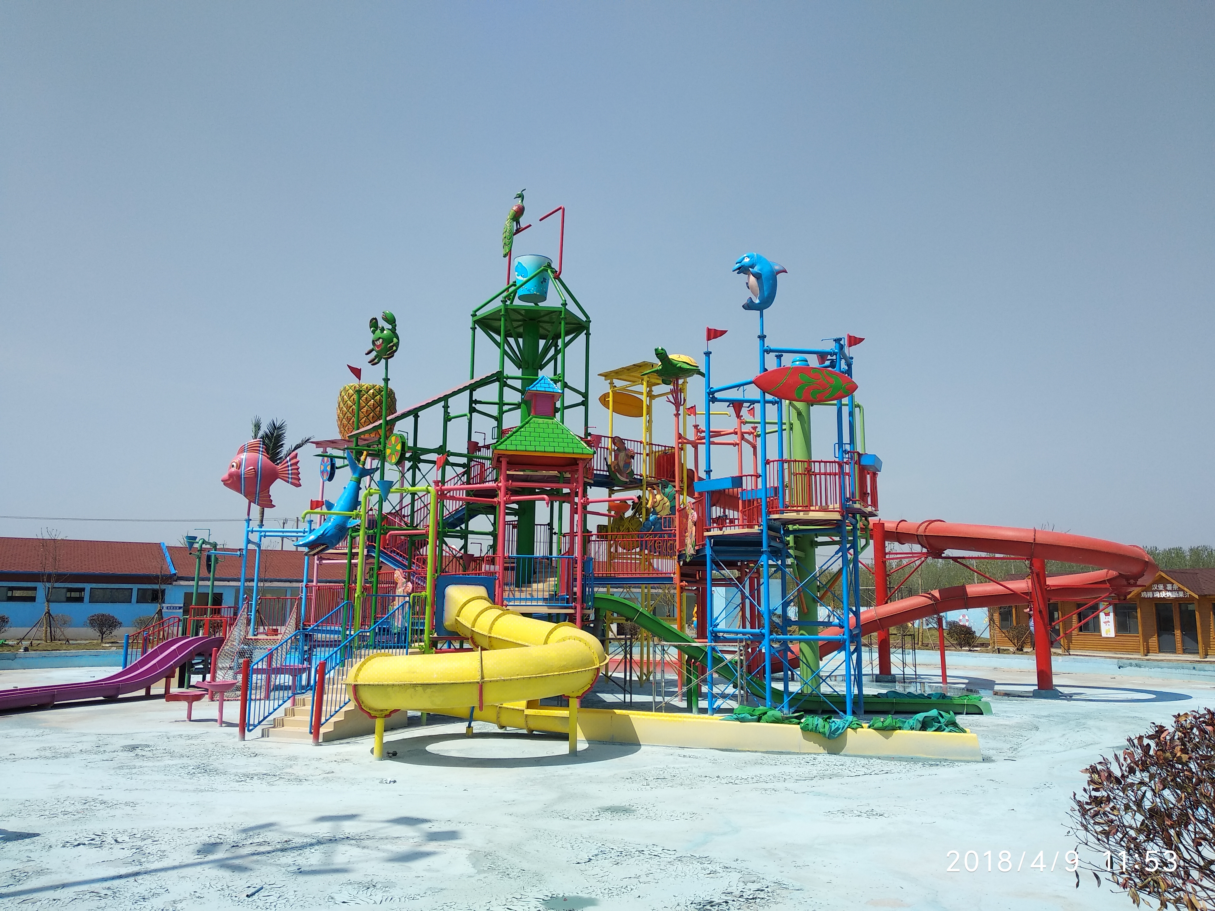 水上大型组合水寨